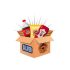 AMERICAN BOX-Scatola Mistery-16Pz-American Food and Drink- Snack Americani