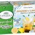 4x L’Angelica Tisana a Freddo Sgonfiante Digestiva con Fragola Limone e Zenzero Senza Calorie – 72 Filtri