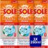 Sole Lanza Detersivo Lavatrice Liquido, Pulito Extra Freschezza, Brezza Mediterranea, 320 Lavaggi, 8 Confezioni da 40 Lavaggi